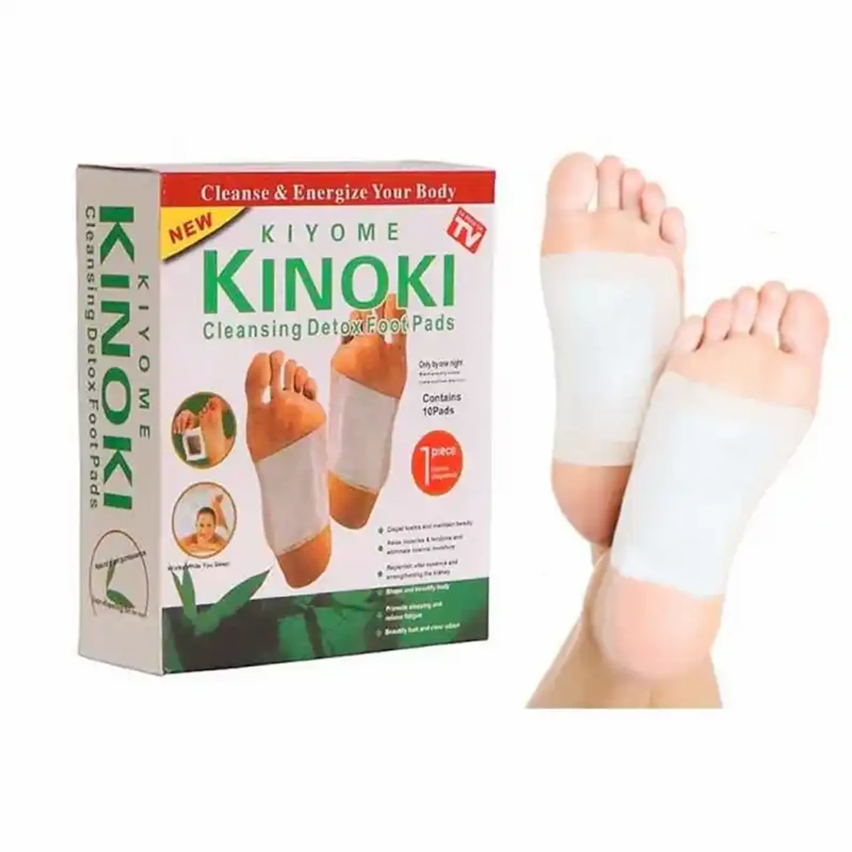 Original kinoki detox foot pad 1 Packet (10 pcs )
