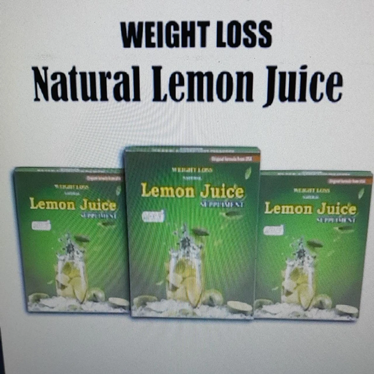 Natural Weight Loss Lemon Juice Supplements For Slim Body - 120gm
