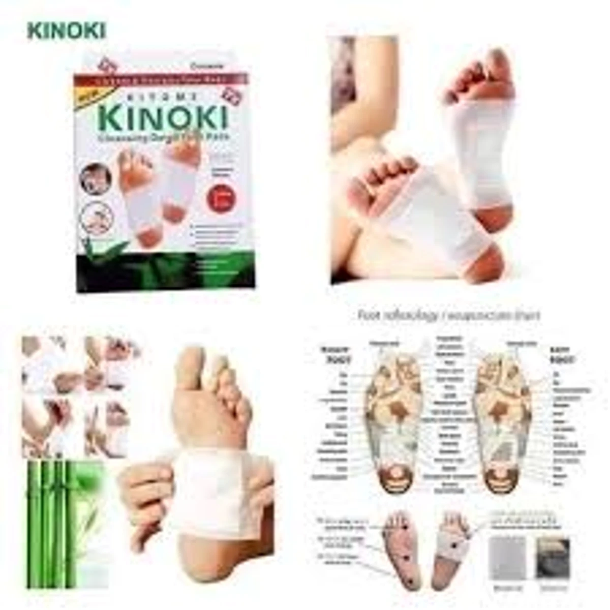 Original kinoki detox foot pad 4 Packet (40 pcs Full Course)