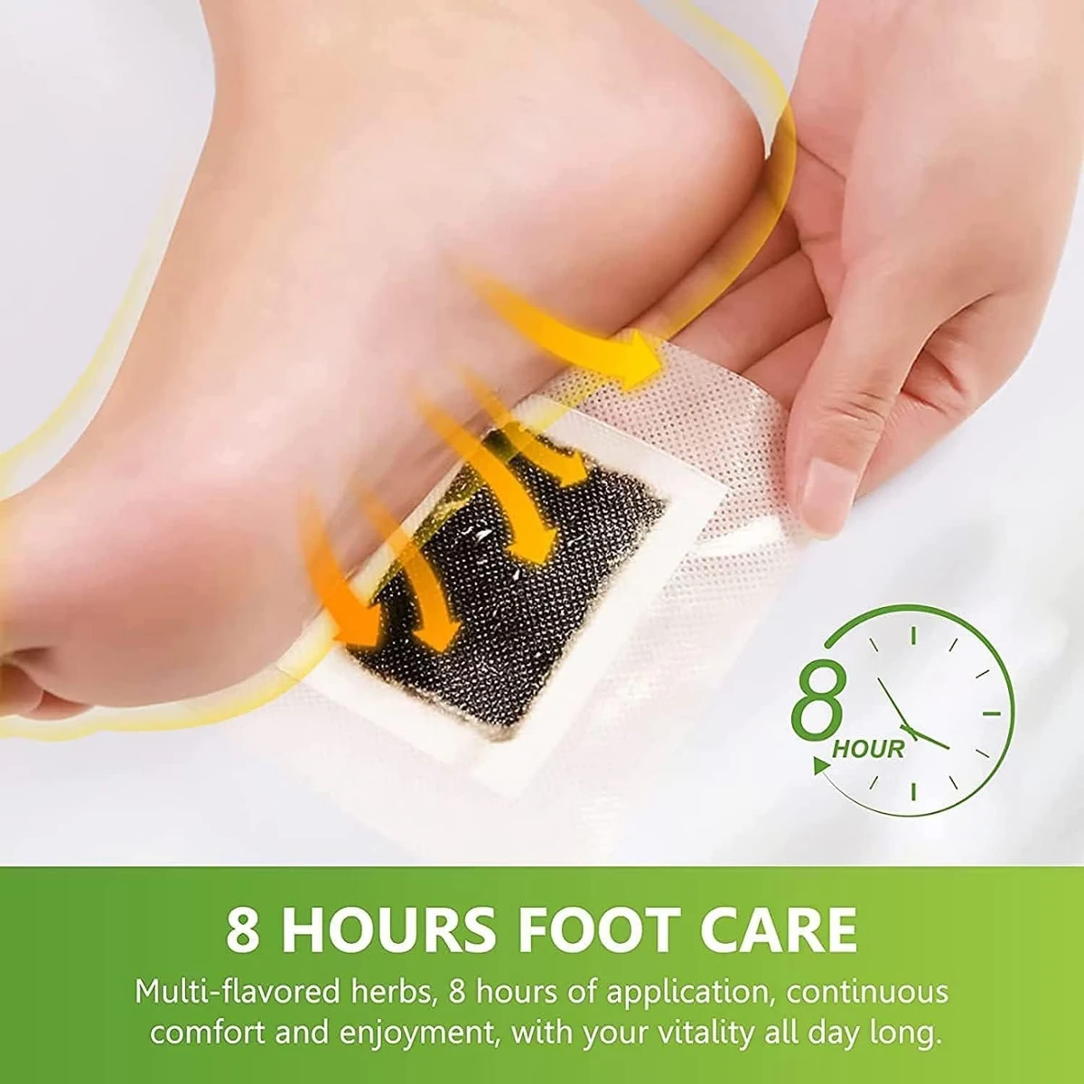 Original kinoki detox foot pad 10 Packet (100 pcs Full Course)